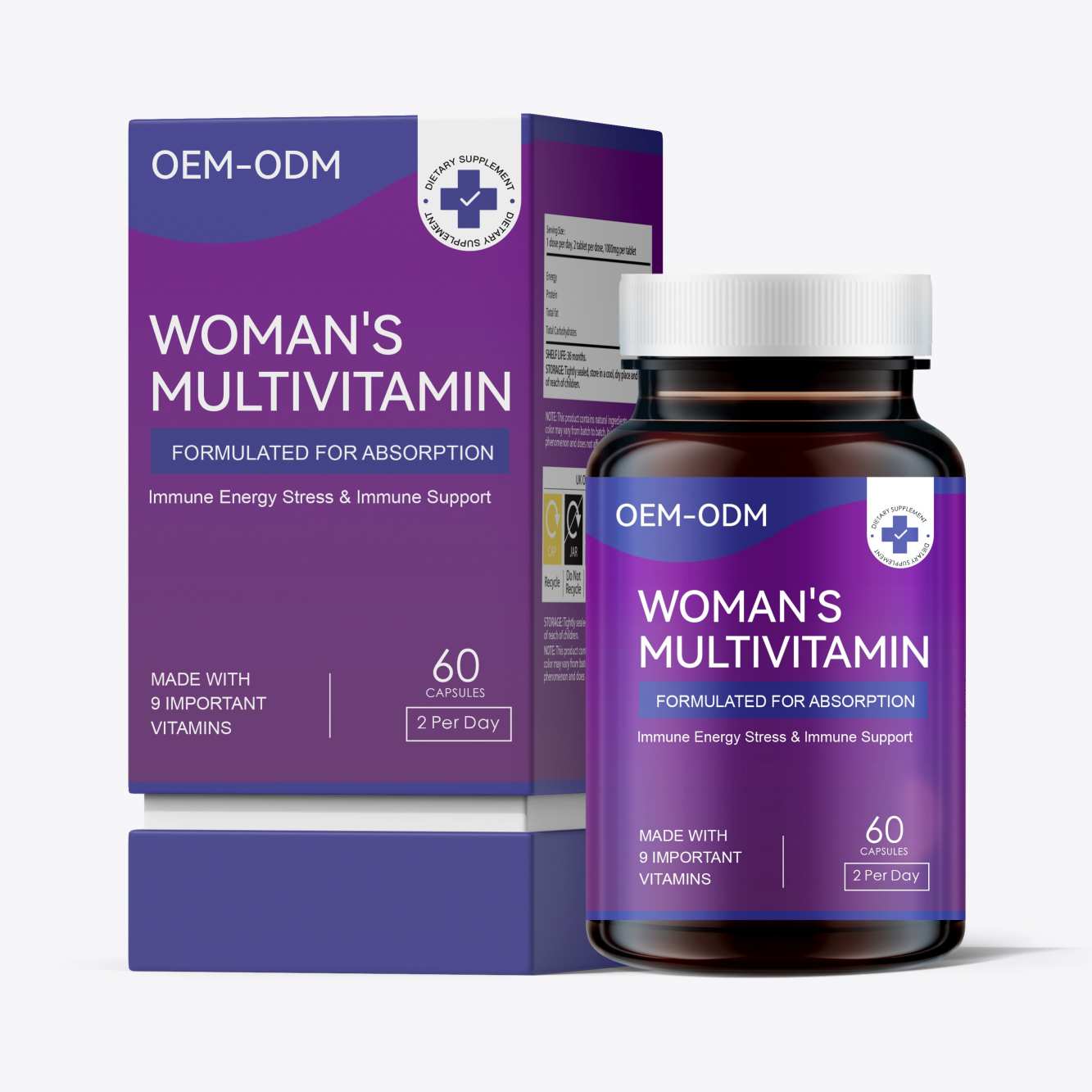 OEM-Dienstleistungen für Multivitamin-Tabletten für Frauen
   
